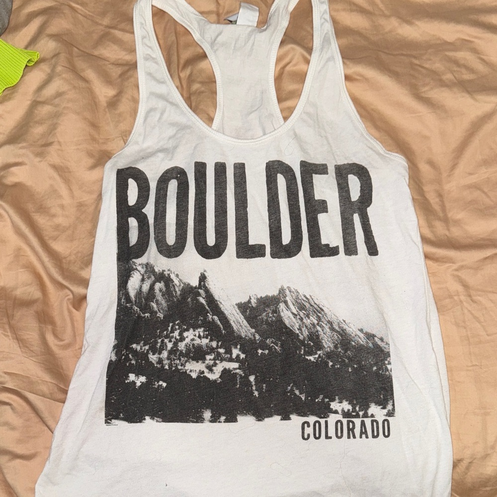 Boulder Colorado Graphic Tank Top